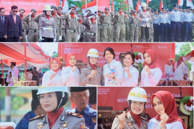 Perempuan Bisa! AKP Ryan Mitha Jadi Komandan Upacara Kemerdekaan di Rembang