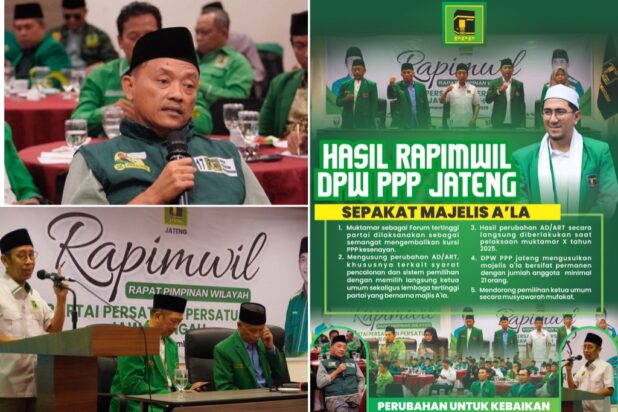 PPP Jateng Usulkan Majelis A’la, Targetkan Kembalikan Kejayaan di Senayan